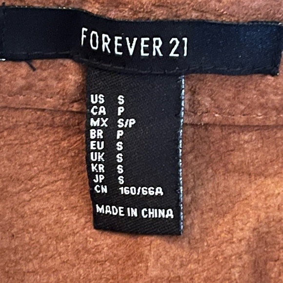 Forever21 Faux Suede A-Line Skirt - Picture 2 of 3